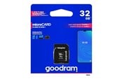 Geheugenkaart - GOODRAM Geheugenkaart Micro SDHC 32GB Class 10 UHS-I - M1AA-0320R12