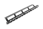 Accessoires - Lanberg PPKS-1224-B - patch panel (blank) - 1U - 19" - PPKS-1224-B