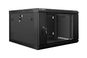Rackkoffers - Lanberg WF01-6606-10B - 6U Wall Mount Rack Cabinet - WF01-6606-10B
