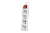 Voedingskabel (extern) - Lanberg - power strip - 2500 Watt - PS1-04E-0150-W