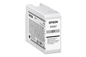 Inkt, toner en verbruiksartikelen - Epson Singlepack Gray T47A7 UltraChrome Pro 10 Inkt - C13T47A700