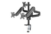 Monitorbevestiging - Deltaco Office triple hydraulische monitor-arm 17"-27" - ARM-0352