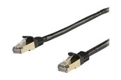 Netwerk - kabel - StarTech.com 10m CAT6a Ethernet Cable - Black RJ45 Shielded Cable Snagless - patch cable - 10 m - black - Zwart - 10m - 6ASPAT10MBK