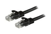 Netwerk - kabel - StarTech.com 7.5 m CAT6 Cable - Black Patch Cord - Snagless - ETL Verified - patch cable - 7.5 m - black - Zwart - 7.5m - N6PATC750CMBK