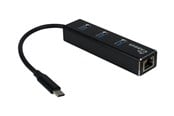 USB hub - Inter-Tech Argus IT-410 USB hub - 3 - Zwart - 88885440