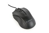 Muis - Gembird Wired optical mouse 3B-01 - Muis - Optisch - 3 knoppen - Zwart - MUS-3B-01
