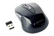 Muis - Gembird MUSW-6B-01 - Muis - 2.4 GHz - Zwart - Muis - Optisch - 6 knoppen - Zwart - MUSW-6B-01