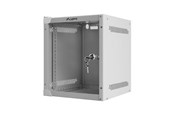 Rackkoffers - Lanberg WF10-2306-10S - 6U Wall-Mount Rack Cabinet (with Glass Door) - WF10-2306-10S