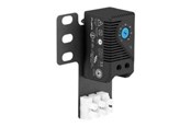 Rackkoffers - Lanberg AK-1505-B Closed Loop Thermostat 10A for Rack Cabinets with 19" Ear and Terminal Block Black - AK-1505-B