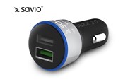 Mobiel - Adapters & Opladers - Savio SA-06/B car Stroom AV / multimedia paneel - SA-06/B