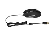 Muis - iBOX Aurora A-1 Optical Bekabeld USB Muis Gaming - Muis - Optisch - 6 knoppen - Zwart - IMOGS9031
