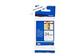Papier, fotopapier en etiketten - Brother TZe tape 24mmx8m non laminated blck/wht - TZN251