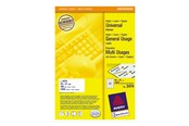 Papier, fotopapier en etiketten - Avery ILC universal etiket 70x37mm (2400) - 3474