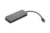USB hub - Lenovo USB-C to 4 Port USB-A Hub - hub - 4 ports USB hub - 4 - USB 3.2 - Grijs - 4X90X21427