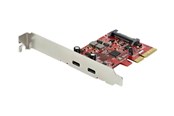 Controller - StarTech.com PCIe USB 3.1 Card - 2x USB C 3.1 Gen 2 10Gbps - PCIe Gen 3 x4 - ASM3142 Chipset - USB Type C PCI Express Card - USB AV / multimedia paneel - PEXUSB312C3