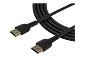 Beelscherm- en tv-kabel - StarTech.com HDMI 2.0-kabel - Premium 4K 60Hz High Speed HDMI-snoer met Ethernet - Voor computermonitor of tv (RHDMM1MP) - HDMI met Ethernet-kabel - 1 m - RHDMM1MP