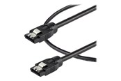 SATA - ATA-kabel - StarTech.com 0.6 m Round SATA Cable - Latching Connectors - 6Gbs SATA Cable - SATA cable - 60 cm - SATRD60CM