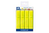 Schrijf- en tekengerei - Staedtler Markeerstift Textsurfer clas 4 stuks geel - 364-1P WP4