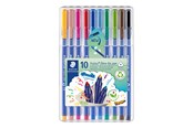 Schrijf- en tekengerei - Staedtler Viltstift triplus col.10pcs.box - 323 SB10