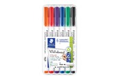 Schrijf- en tekengerei - Staedtler Marker Lumocolor white pen 6pcs.box - 301 WP6