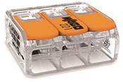 Aansluitapparatuur - WAGO splicing connector 3x0.5-6mm2 transparent - 221-613