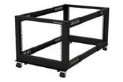 Rackkoffers - StarTech.com 8U Open Frame Rack - 4 Post - 22-40 in. Adjustable Depth rack - 8U - 4POSTRACK8U