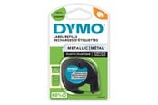 Papier, fotopapier en etiketten - DYMO ® LetraTag Tape 12mm x 4m (black on silver) 1-blister - S0721730