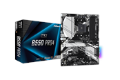 Moederbord - ASRock B550 PRO4 Moederbord - AMD B550 - AMD AM4 socket - DDR4 RAM - ATX - 90-MXBCZ0-A0UAYZ