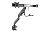 Monitorbevestiging - StarTech.com Desk Mount Dual-Monitor Arm - ARMSLIMDUAL2USB3