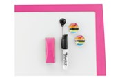 Conferentie & Presentatie - Rexel  Klein Magnetisch Whiteboard 585x430mm Roze - 2104177