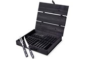 Tafeldekking - Gense Old Farmer Zwart steak/grill Bestek 12 pcs - 20149