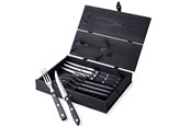 Tafeldekking - Gense Old Farmer Black steak/grill cutlery 8 pcs - 20150
