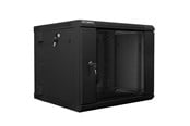 Rackkoffers - Lanberg WF02-6609-10B - 9U - Wall Mount Rack Cabinet - WF02-6609-10B