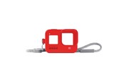 Accessoires voor actiecamera's - GoPro Huls + koord (HERO8 zwart) Vuurkogelrood - AJSST-008