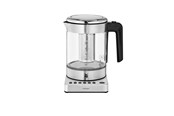 Waterkoker - WMF Waterkoker KitchenMinis kettle vario glass 1.0 l. - Zilver - 1900 W - 0413180012