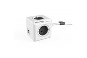 Voedingskabel (extern) - PowerCube Extended USB 1.5 meter (Type E) - Grijs - 2402GY/FREUPC