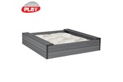 Buiten spelen - Nordic Play Zandbak WPC 120x120x24 cm - 210-942