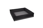 Buiten spelen - Nordic Play Sandbox meshcover 120x120x20 cm Zwart - 210-950