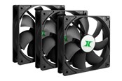 Case Fan - Inter-Tech Lüfter 120*120*25 IPC Fan Set 3xLüfter - Case ventilator - 120mm - Black - 88887289