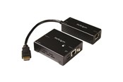 Repeater & zendontvanger - StarTech.com HDBaseT Extender Kit with Compact Transmitter - HDMI over CAT5 - HDMI over HDBaseT - Up Aan 4K (ST121HDBTDK) - video/audio extender - ST121HDBTDK