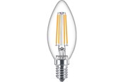 Armaturen & Lampen - Philips LED spot Classic Candle 6.5W/827 (60W) Clear E14 - 929002028055