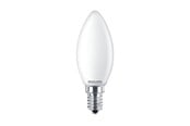 Armaturen & Lampen - Philips LED spot Classic Candle 4.3W/827 (40W) Frosted E14 - 929001345355