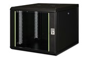 Rackkoffers - DIGITUS DN-19 09U-6/6-SW - 9U - Wall Mounting Rack Cabinet - DN-19 09U-6/6-SW