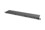 Accessoires - Lanberg PPS5-0024-B - patch panel - 0.5U - 19" - PPS5-0024-B