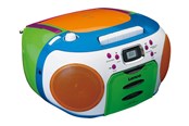 DAB & Wekkerradio - Lenco SCD-971 - Portable FM radio CD/Cassette player - Multi colour - FM - Stereo - PA-90