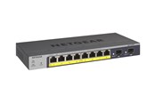 Switch - Netgear GS110TPv3 8-Port Gigabit PoE+ Ethernet Slimme schakelaar with 2 SFP Ports and Cloud Management - GS110TP-300EUS