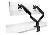 Monitorbevestiging - Kensington SmartFit® One-Touch in hoogte verstelbare dubbele monitorarm Zwart - K59601WW