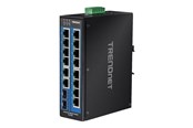 Switch - TRENDnet TI-G162 16-Port Industrial Gigabit DIN-Rail Switch - TI-G162