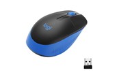 Muis - Logitech M190 Full-size Wireless Optical PC Mouse - Blue - Muis - Optisch - 3 knoppen - Blauw - 910-005907
