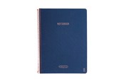 Schrijfblokken, formulieren en notitieboekjes - KOZO Premium notitieboek A4 marineblauw 100 stuks 80g. - 320102